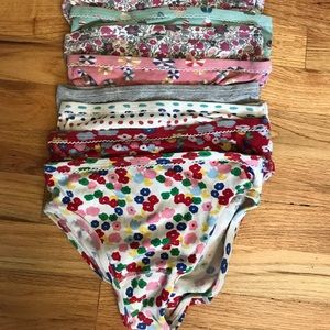 Hanna Anderson Lot, Large Hipster Girls Underwear.